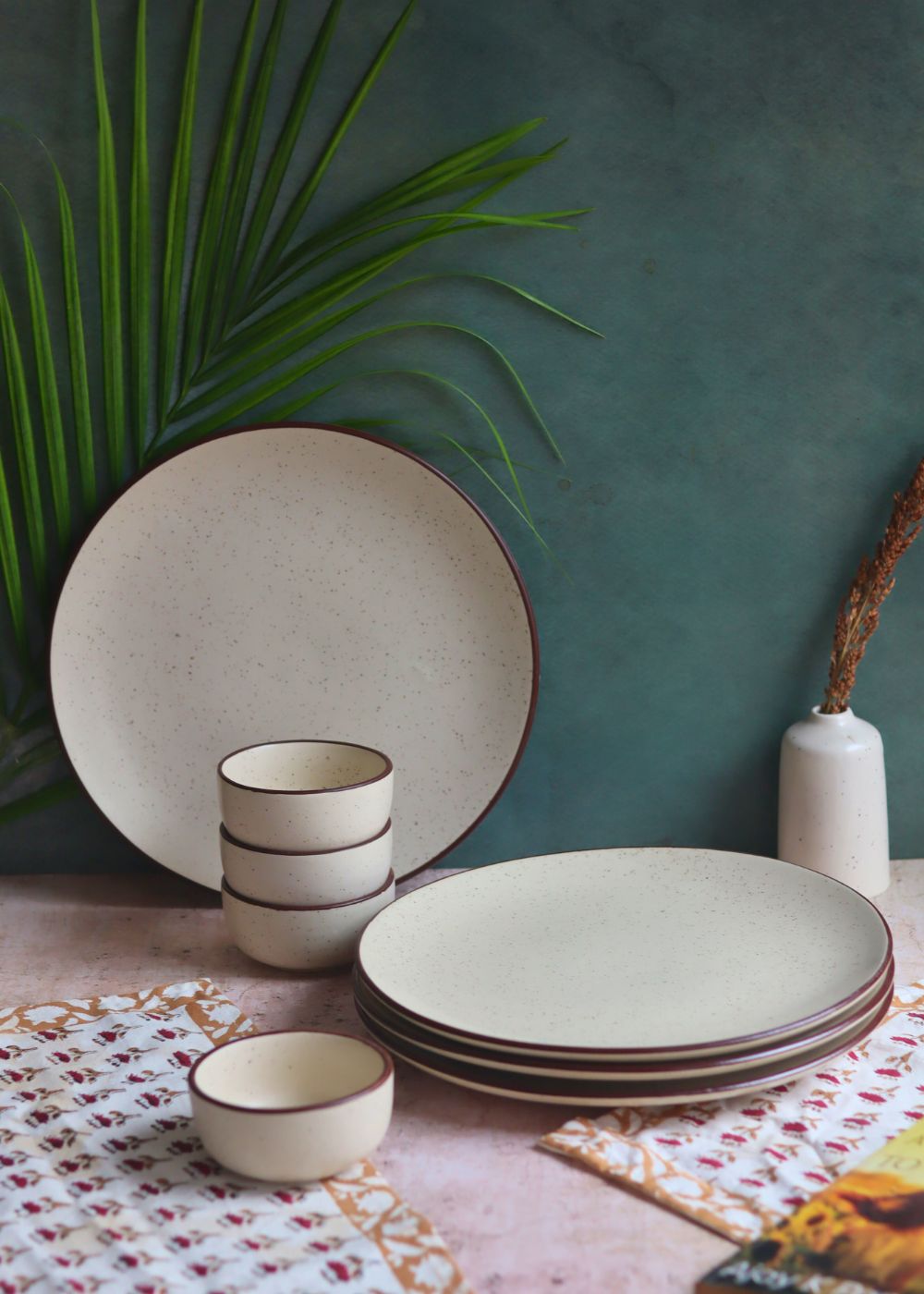 Set of 8 - Ivory Bliss Dinner set with premium quality material