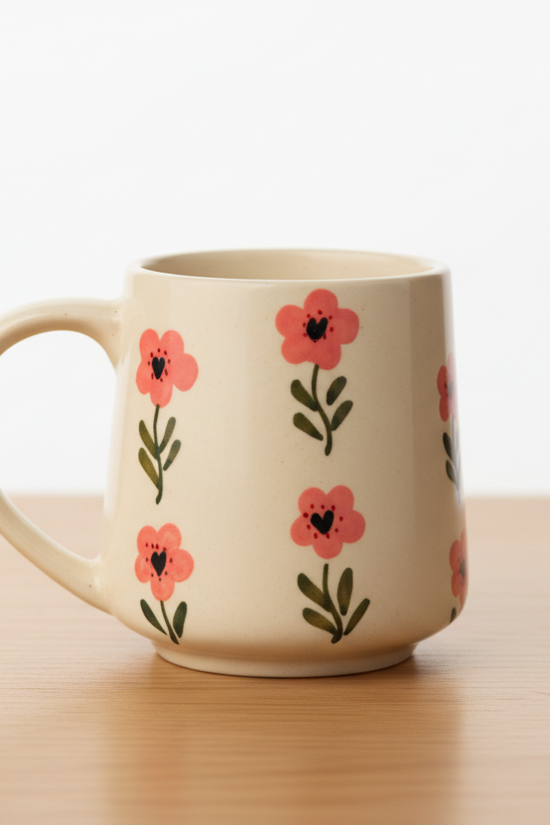 Poppy Flower Mug