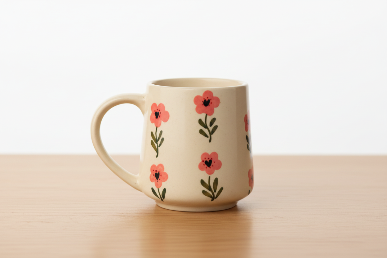 Poppy Flower Mug