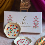 LoveisLove & All Heart Handmade Dessert plate in a Gift Box with premium quality material