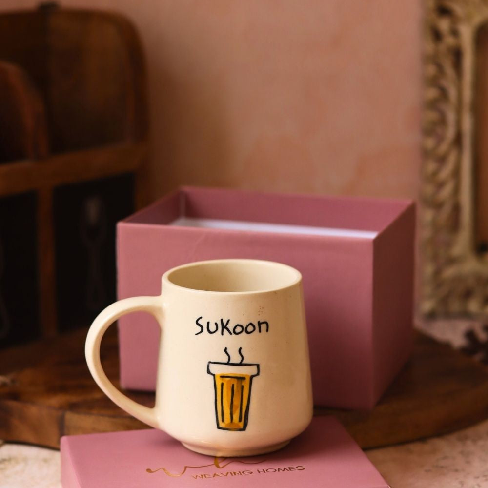 handmade Sukoon  Mug in a Gift Box