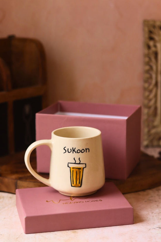 handmade Sukoon  Mug in a Gift Box
