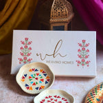 LoveisLove & All Heart Handmade Dessert plate in a Gift Box handmade in india