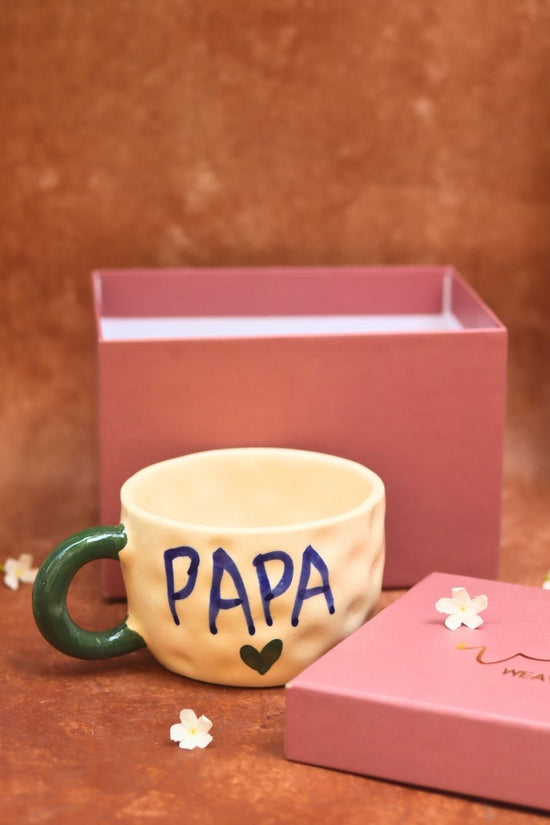 PAPA Mug in a Gift Box handmade in India