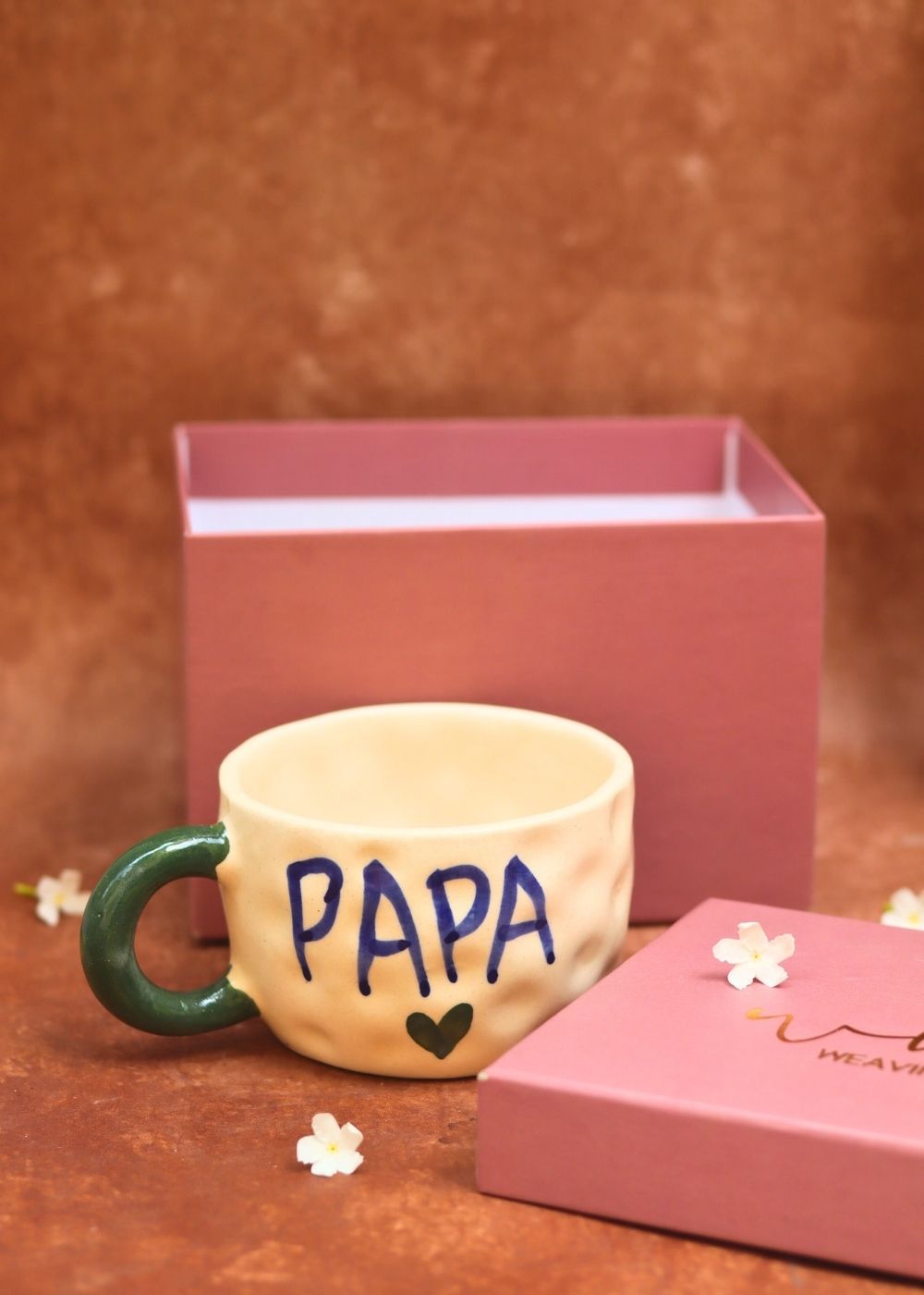 PAPA Mug in a Gift Box handmade in India