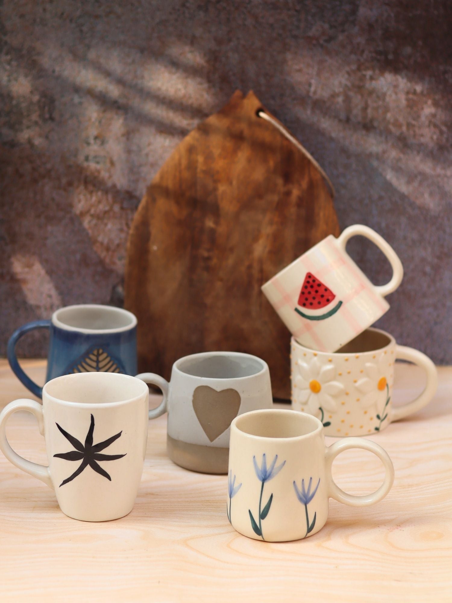 Set of 6 Ceramic Mugs (for the price of 5)