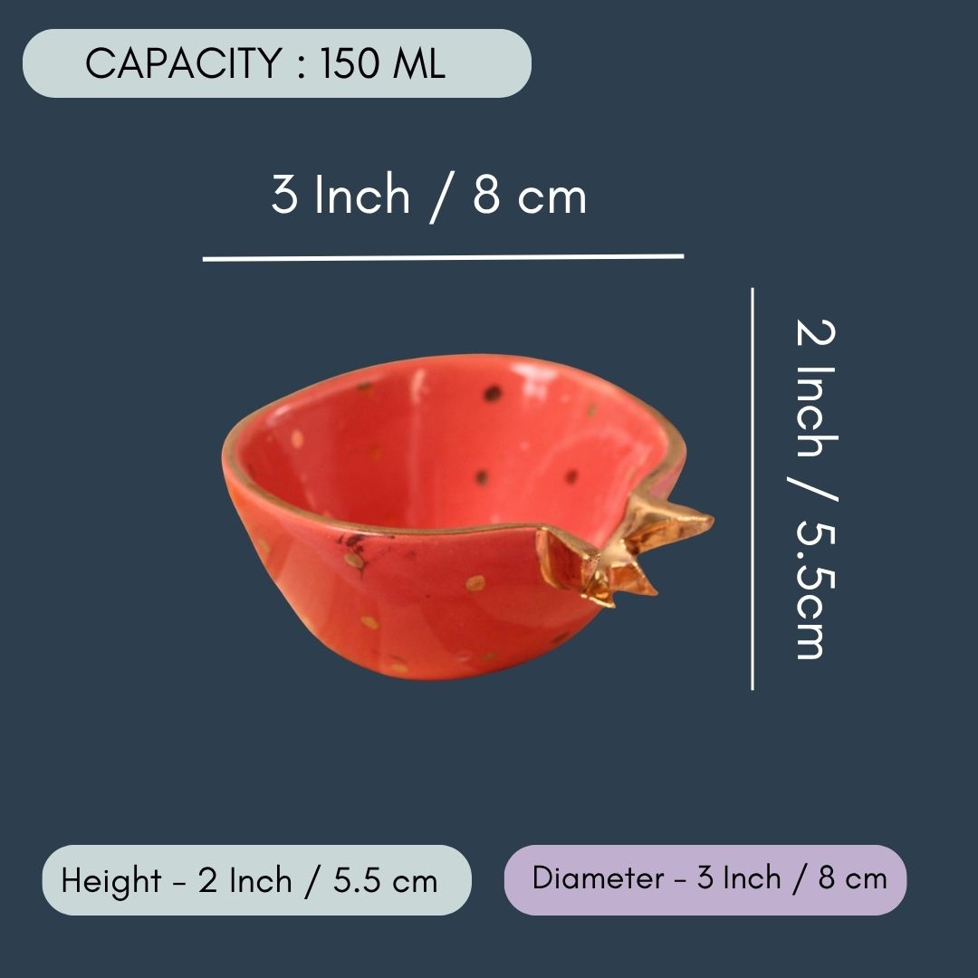 Anar Ice Cream Bowl- Red