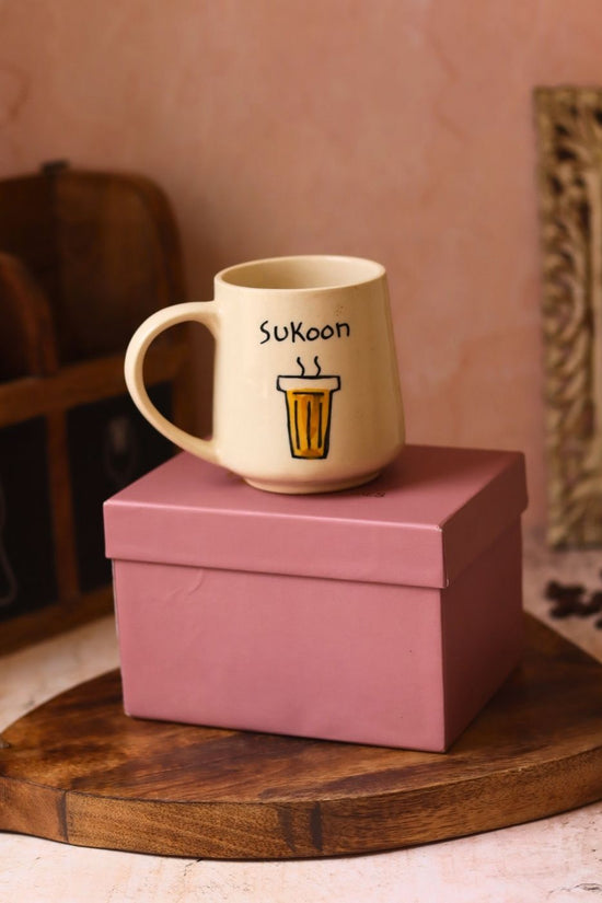 Sukoon  Mug in a Gift Box made by ceramic