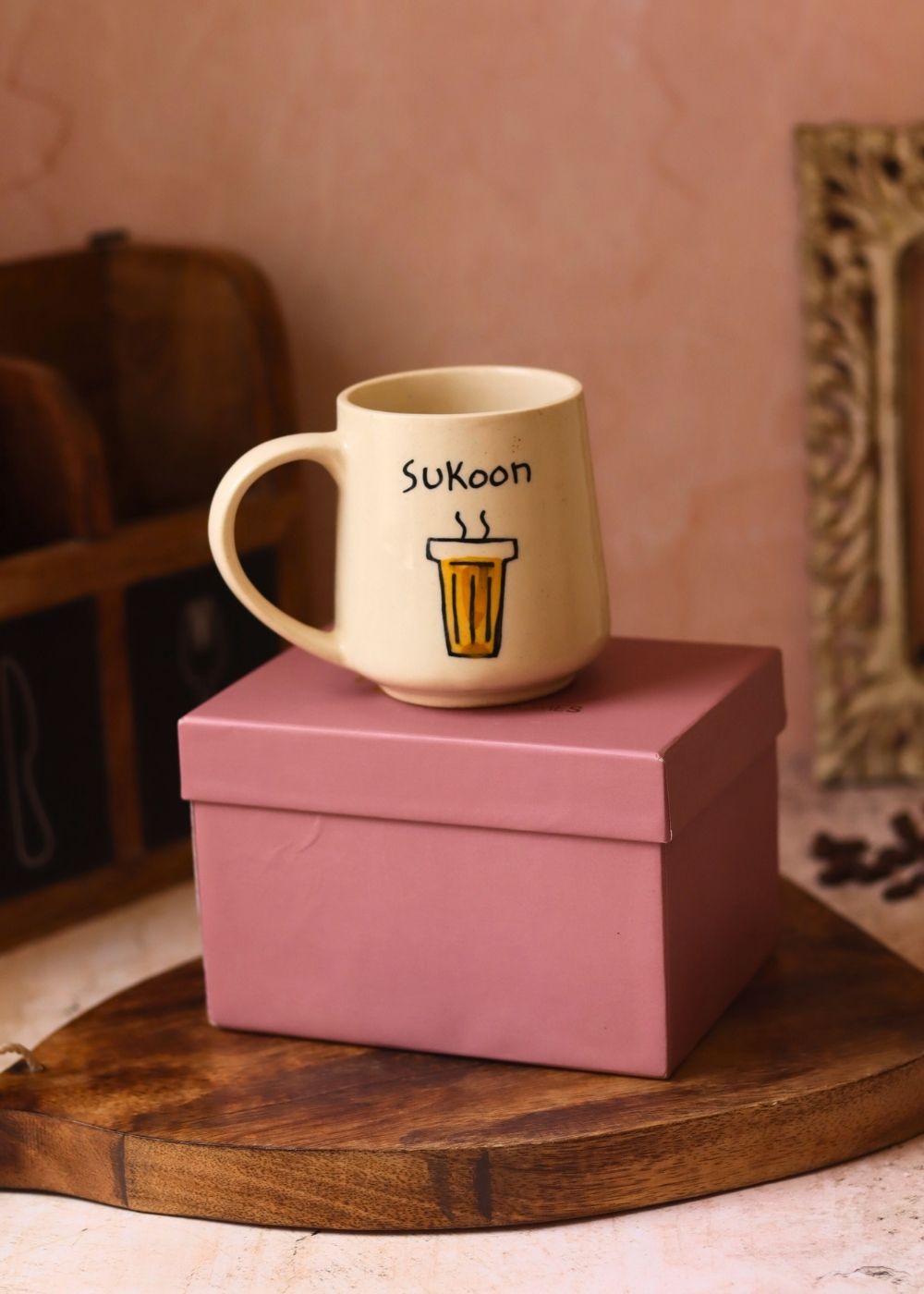 Sukoon  Mug in a Gift Box made by ceramic