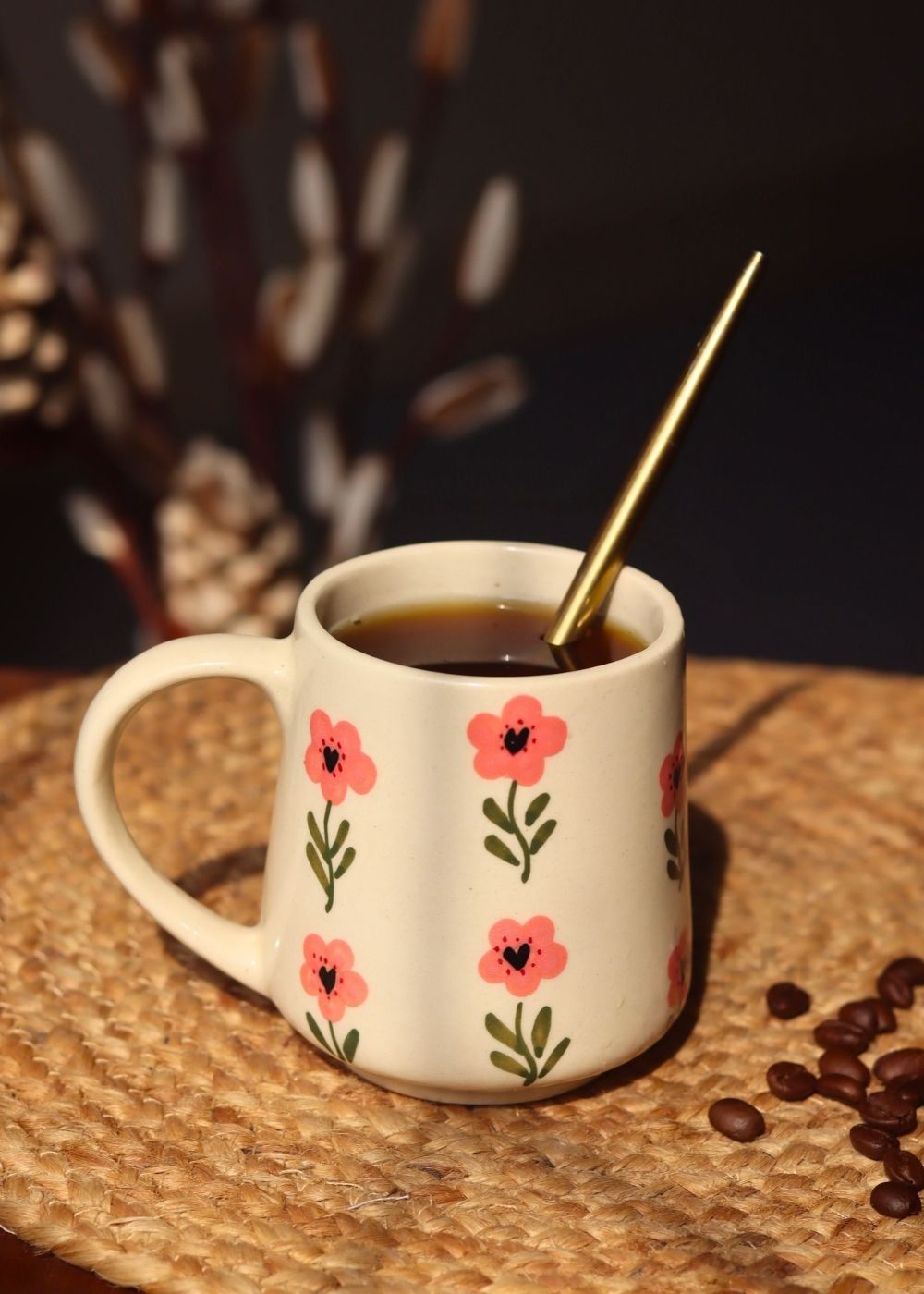 Poppy Flower Mug with premium quality material