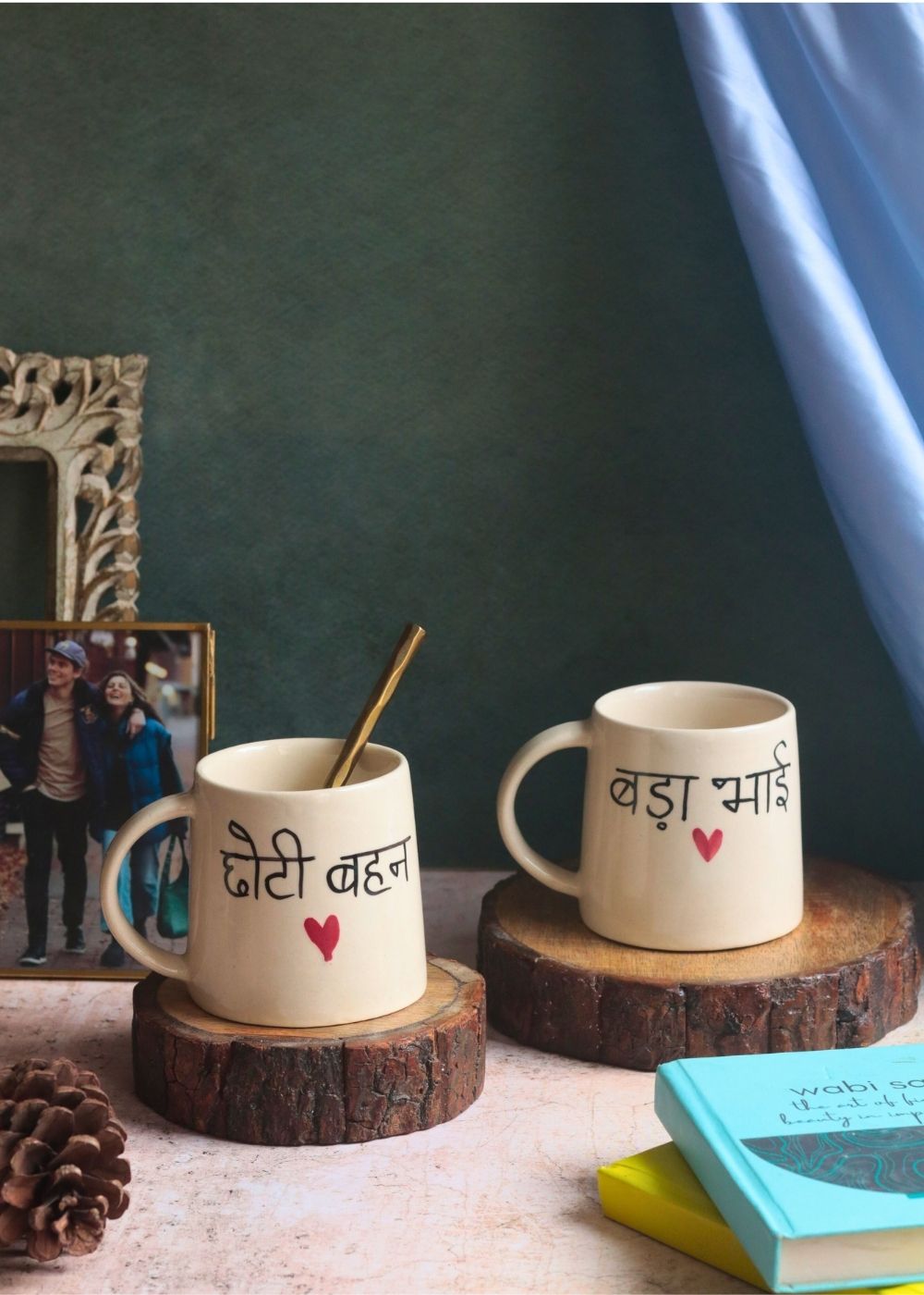 Choti Behan & Bada Bhai Coffee Mug  made by ceramic