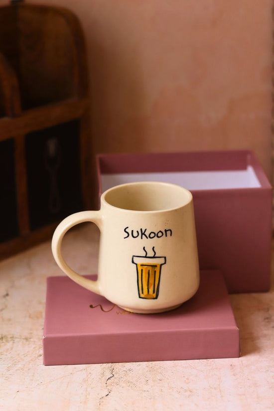 Sukoon  Mug in a Gift Box handmade in india