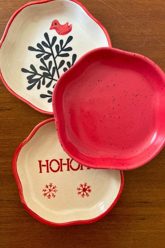 set of three dessert plates  combo