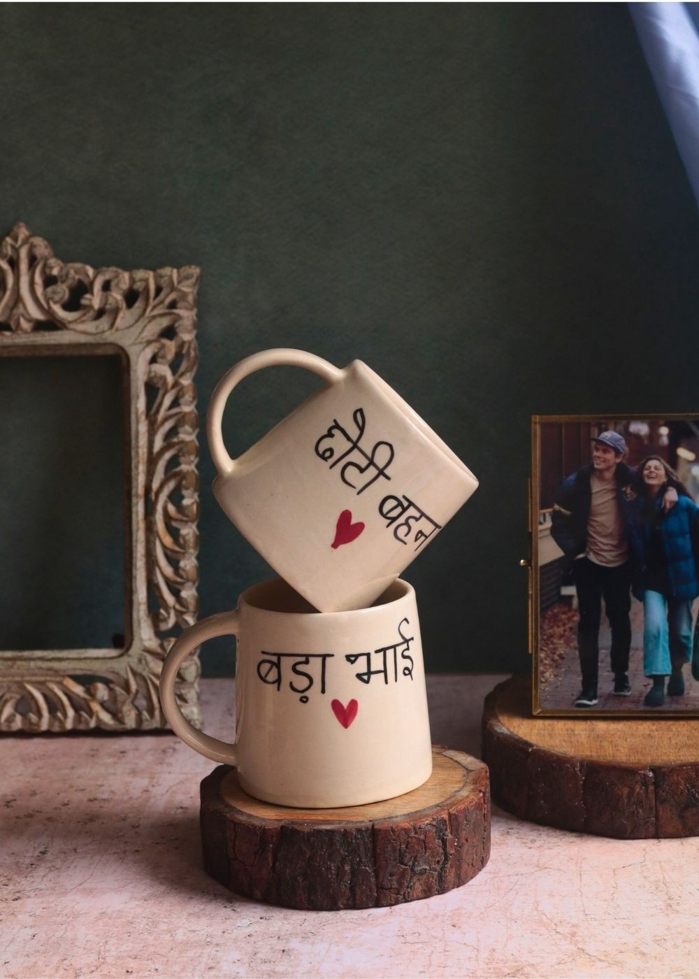 Choti Behan & Bada Bhai Coffee Mug  handmade in india