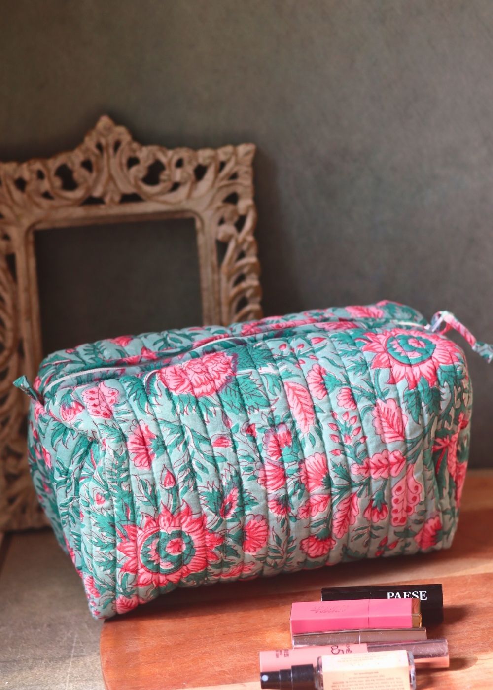 floral mist toiletry bag for your some essentials