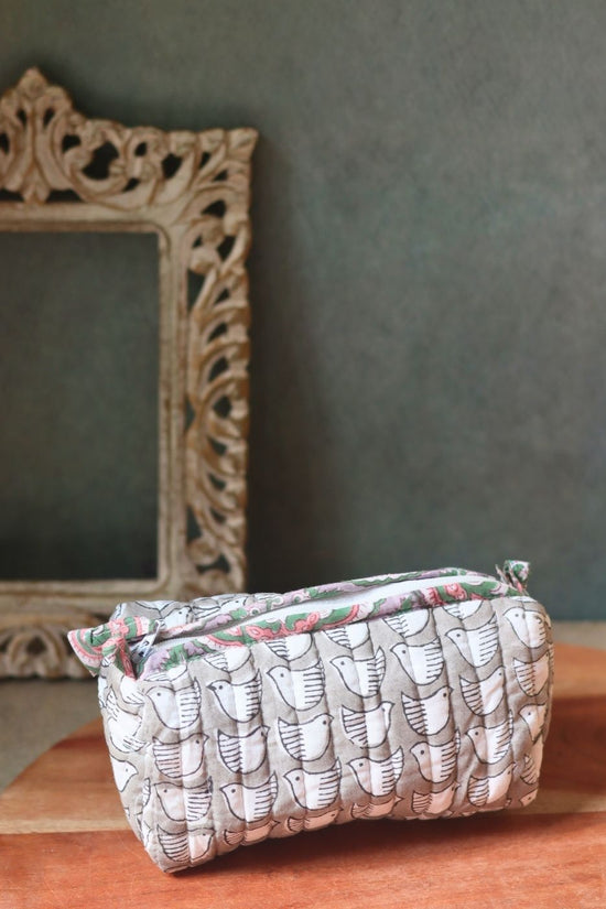 handmade toiletry bag 