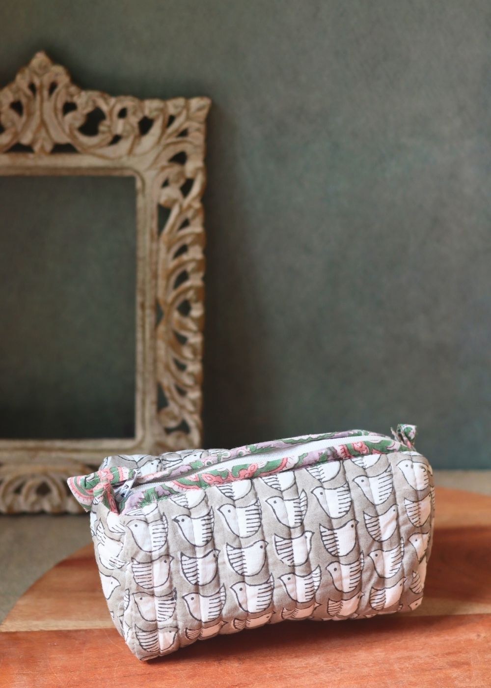 handmade toiletry bag 