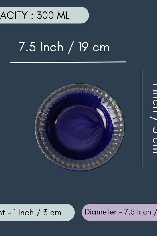 Royal Blue Pasta Bowl