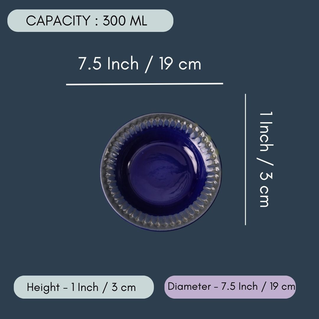 Royal Blue Pasta Bowl