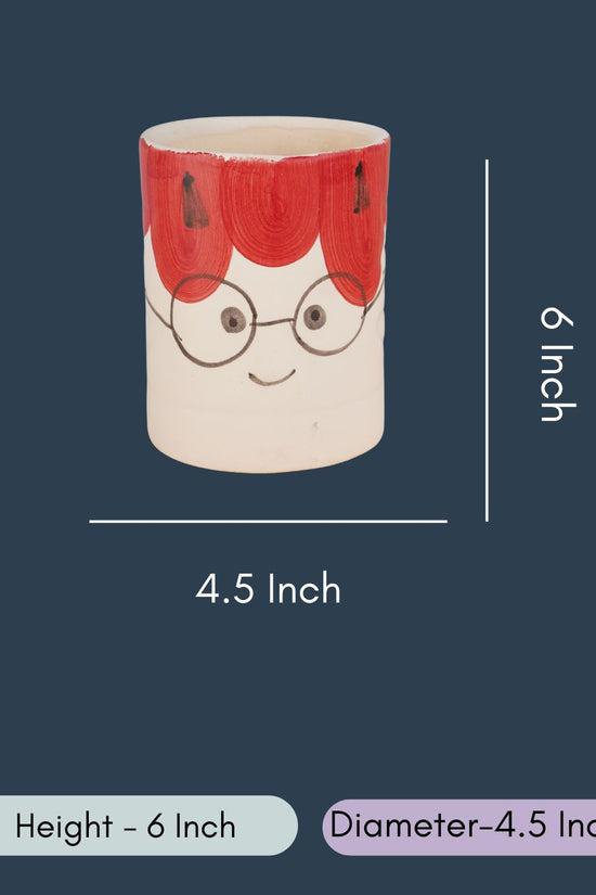 Cat Desk Planter Pot