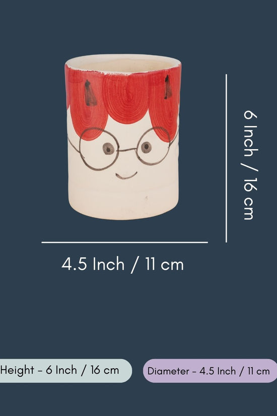 Cat Desk Planter Pot