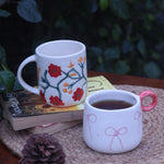 Girlie Bow Mug & Garden Dreams Mug made by ceramic