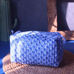 Indigo Toiletry Bag - Medium made by cotton