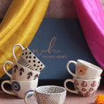 Handmade Set of 6 Sip & Savour Mugs (for the price of 5) Diwali Gift Box