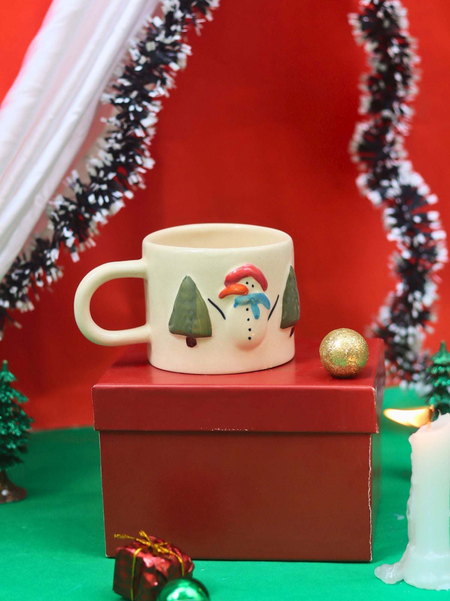 handmade Merry Morning Magnet  Mug in a Gift Box