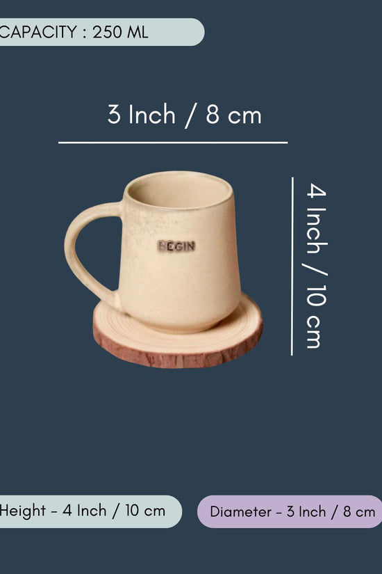BEGIN Mug // - Set of 6