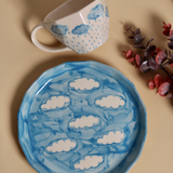 Cloud Mug & Cloud Plate