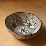 Handmade ceramic grey bowl 