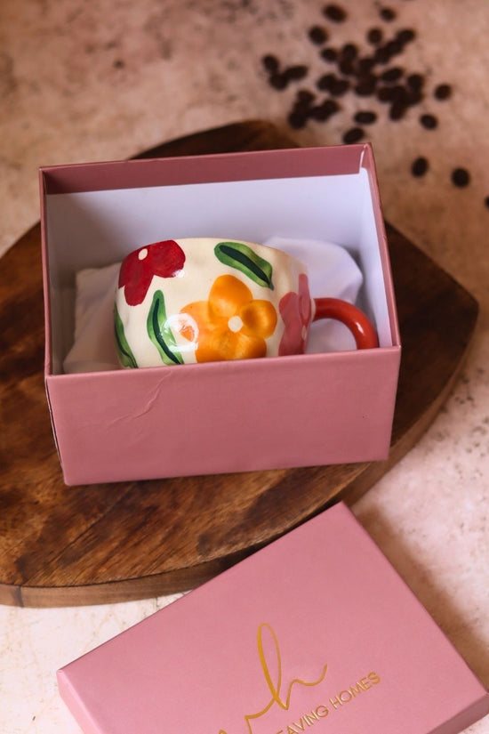 Brightday Mug in a Gift Box handmade in India