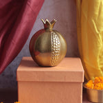 Gold Pomegranate Diwali Gift Box handmade in india