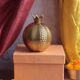 Gold Pomegranate Diwali Gift Box handmade in india