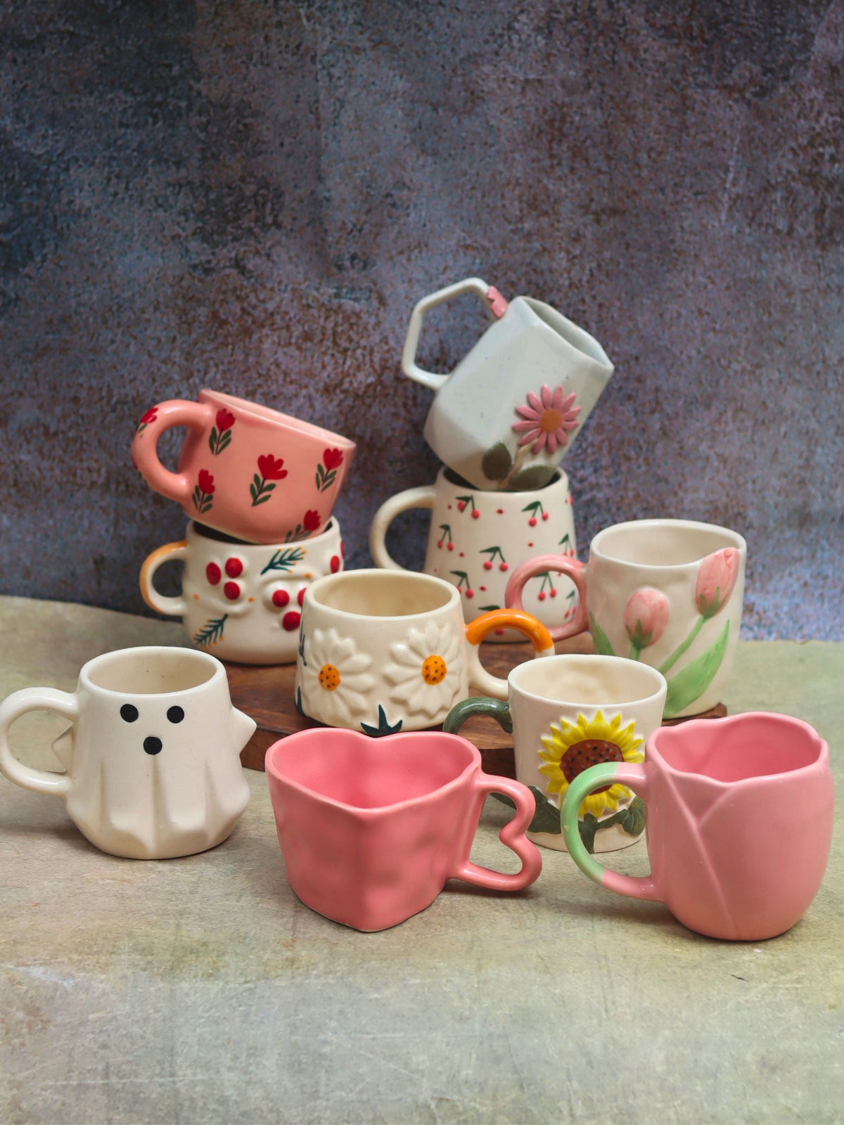 Set of 10 Coffee & Chill Mugs Combo (for the price of 7)