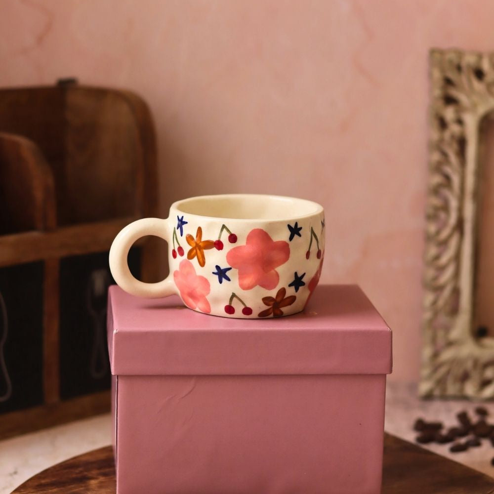 handmade Bloom Mug in a Gift Box