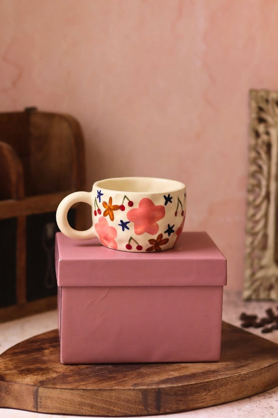 handmade Bloom Mug in a Gift Box