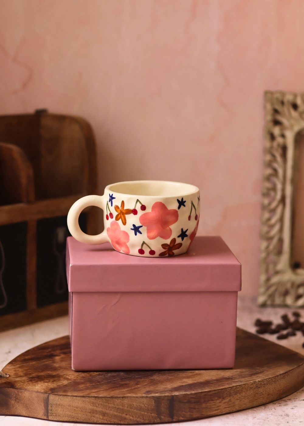 handmade Bloom Mug in a Gift Box