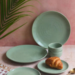 Handmade Set of 6 - Sage Green Dinner set