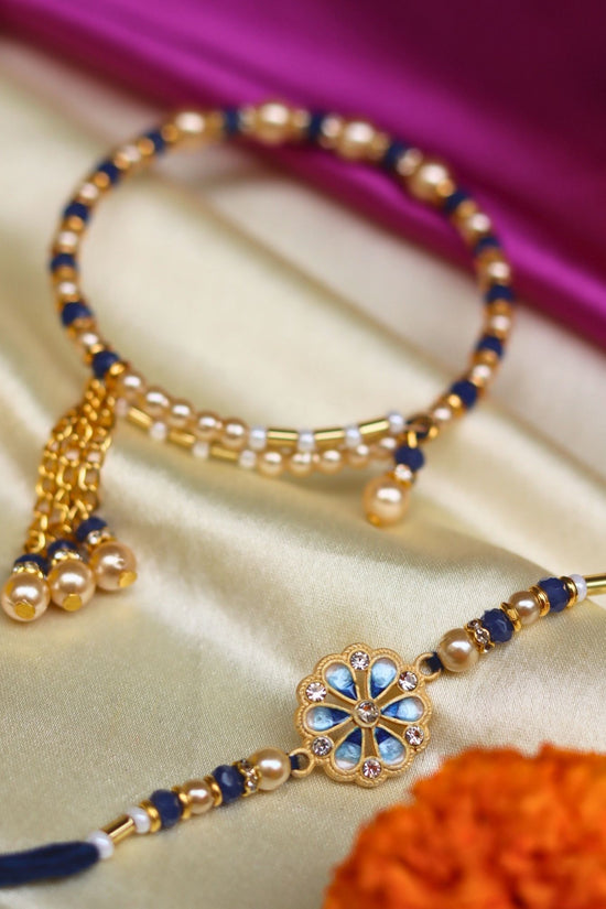 Stylish Bhaiya Bhabhi Rakhi made with premium quality material
