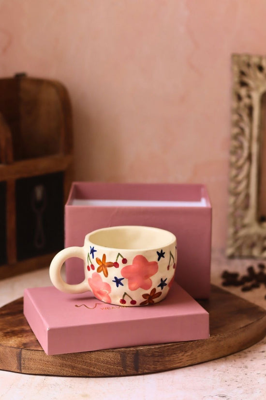 Bloom Mug in a Gift Box made by ceramic