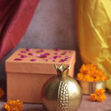 Gold Pomegranate Diwali Gift Box premium quality material