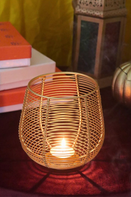 Handmade Auro Tea Light Holder