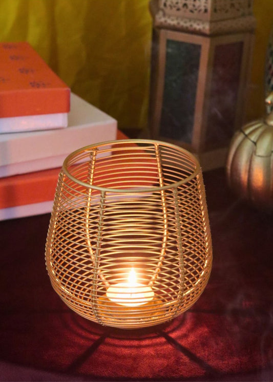 Handmade Auro Tea Light Holder