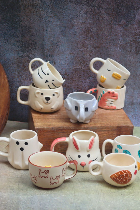 Set of 10 Mystic Animal Mugs (for the price of 7)