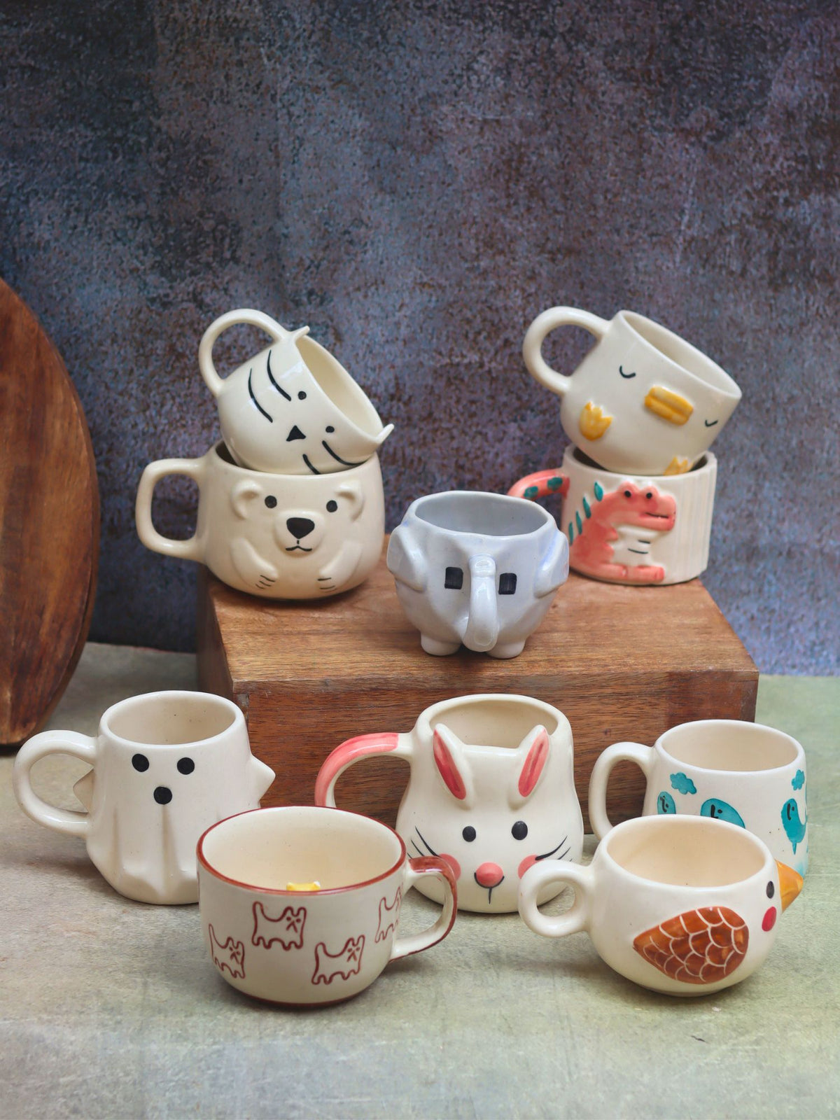 Set of 10 Mystic Animal Mugs (for the price of 7)