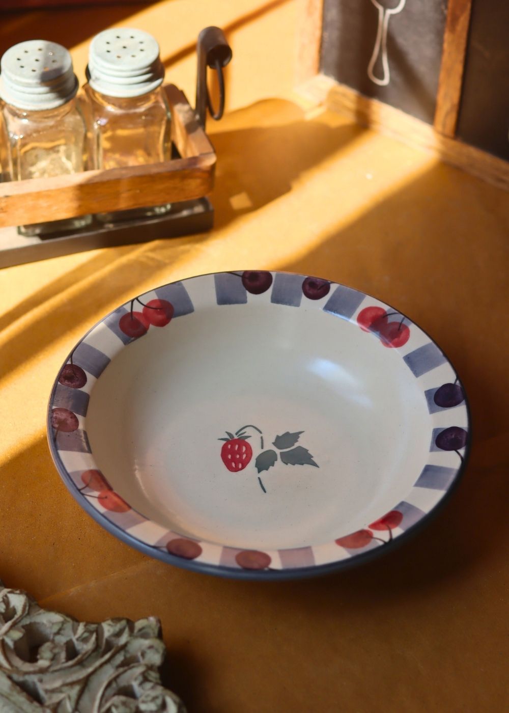 Cherry Pasta Plate with premium quality material