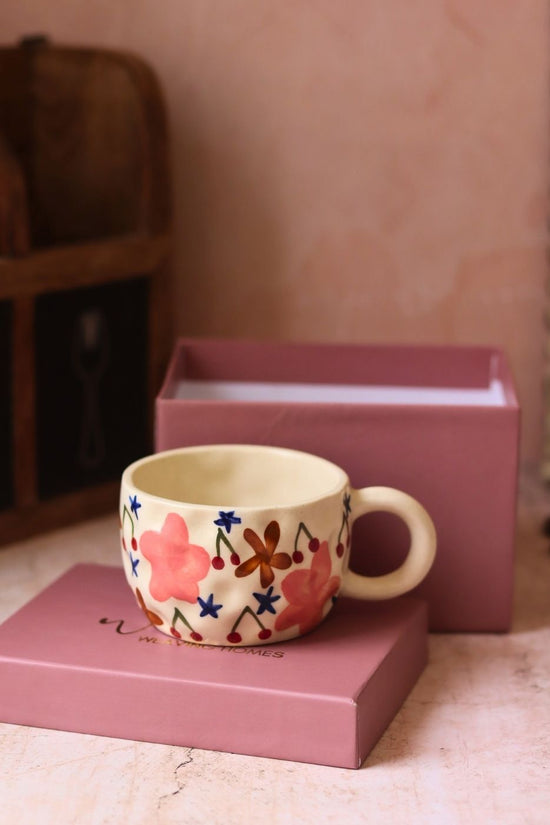 Bloom Mug in a Gift Box handmade in India