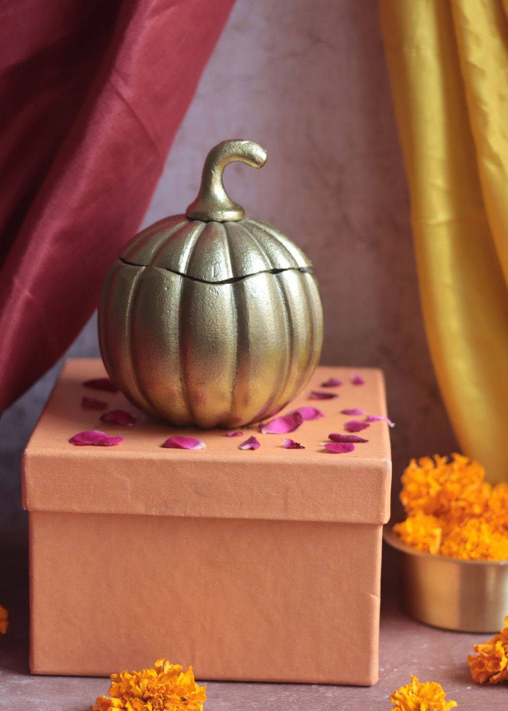 Swarn Pumpkin Jar Diwali Gift Box handmade in india